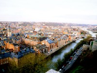 Namur の街を見下ろす