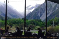 3/24 NZ南島 Hermitage Mt Cook, Alpine Restaurant より見る Mt Cook