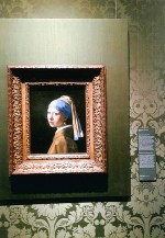 「青いターバンの少女（真珠の耳飾りの少女）」フェルメール作