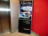 シドニー空港（ドメスティック）：シドニーカンタス記念館入口