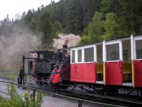 アッヘン湖までの蒸気機関車