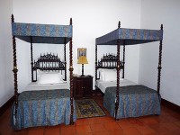 ポウサーダ・ダ・ライーニャ・サンタ・イザベルの室内のベッド（ツイン）