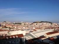 展望台から眺めたリスボン
