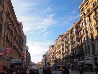バルセロナの街並み(アシャンプラ地区)