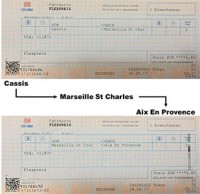 マルセイユ Marseille St Charles を経由してエクス・アン・プロヴァンスへ