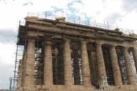 パルテノン神殿の修復工事