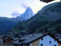 Zermattホテルからマッターホルン