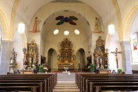 ツェルマットの教会の内部