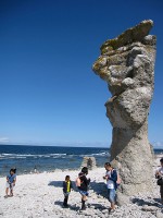 ファロ島　石灰岩柱