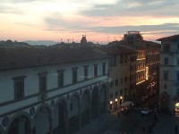 フィレンツェの夕焼け