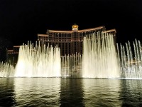 ラスベガス名物、ベラージオの噴水