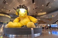 ドーハ空港にて