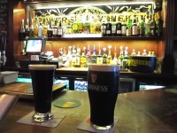 アイルランド上陸初のギネスビール