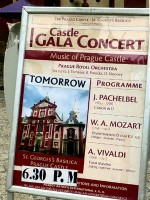 プラハ城内　聖イジー教会コンサート