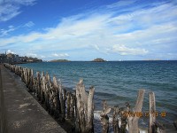 サンマロの海。次の日満潮！凄い・・・