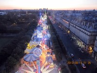 チュイルリー公園 夏の遊園地