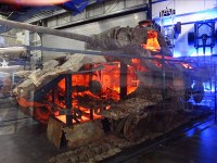 ◆ジンスハイム自動車＋技術博物館 ： 撃破された五号戦車をそのままに・・・ユニークな展示です