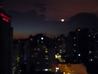 サンパウロの夕日